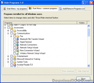 Hide Programs screenshot